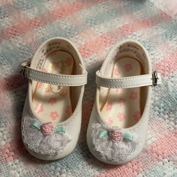 Vintage Wee Kids Baby Shoes Size 0 - Picture 8 of 13